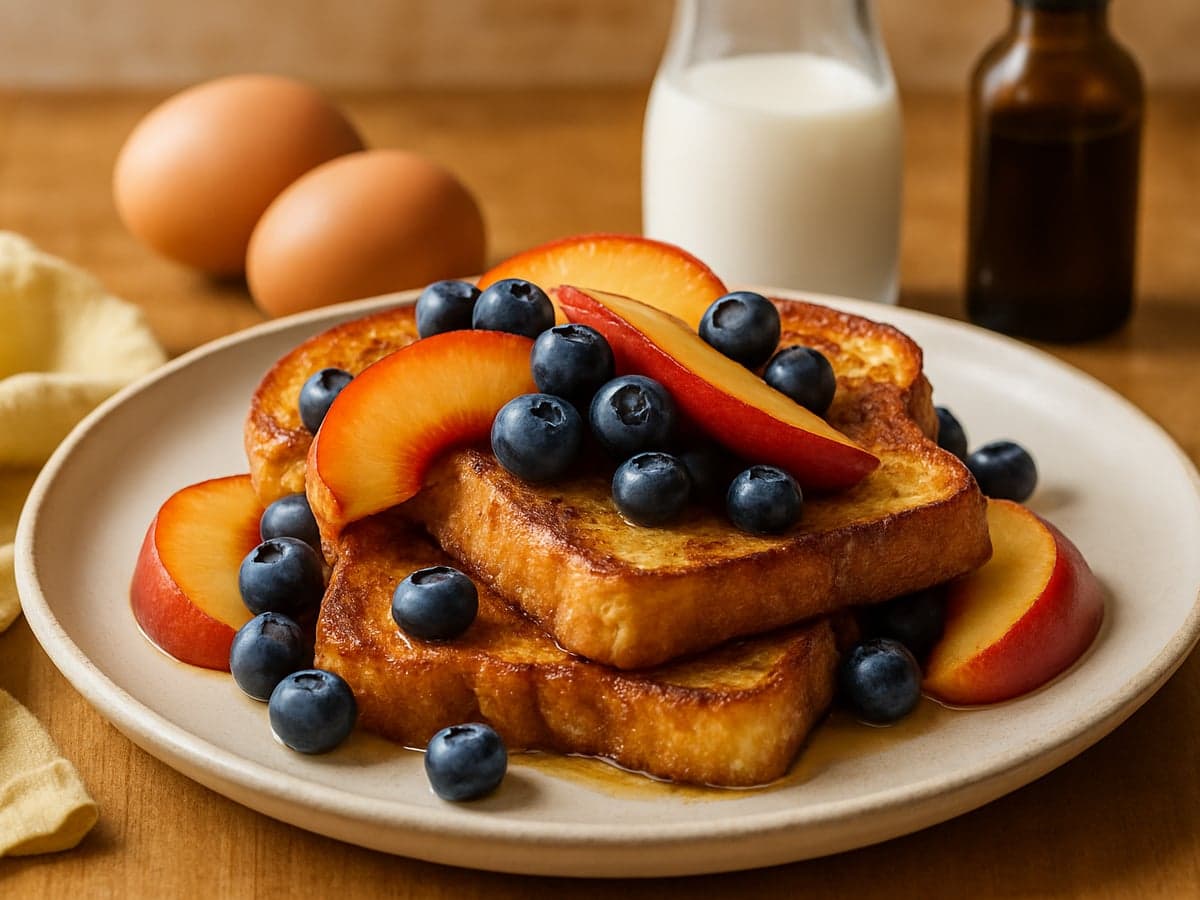 Franse toastjes met vers zomerfruit